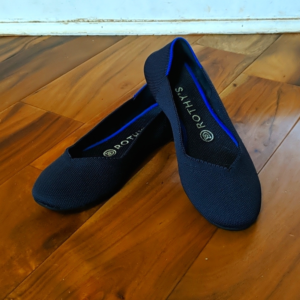 Rothy's Navy Round toe flats